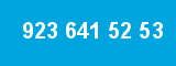 923 641 52 53 923 641 52 53